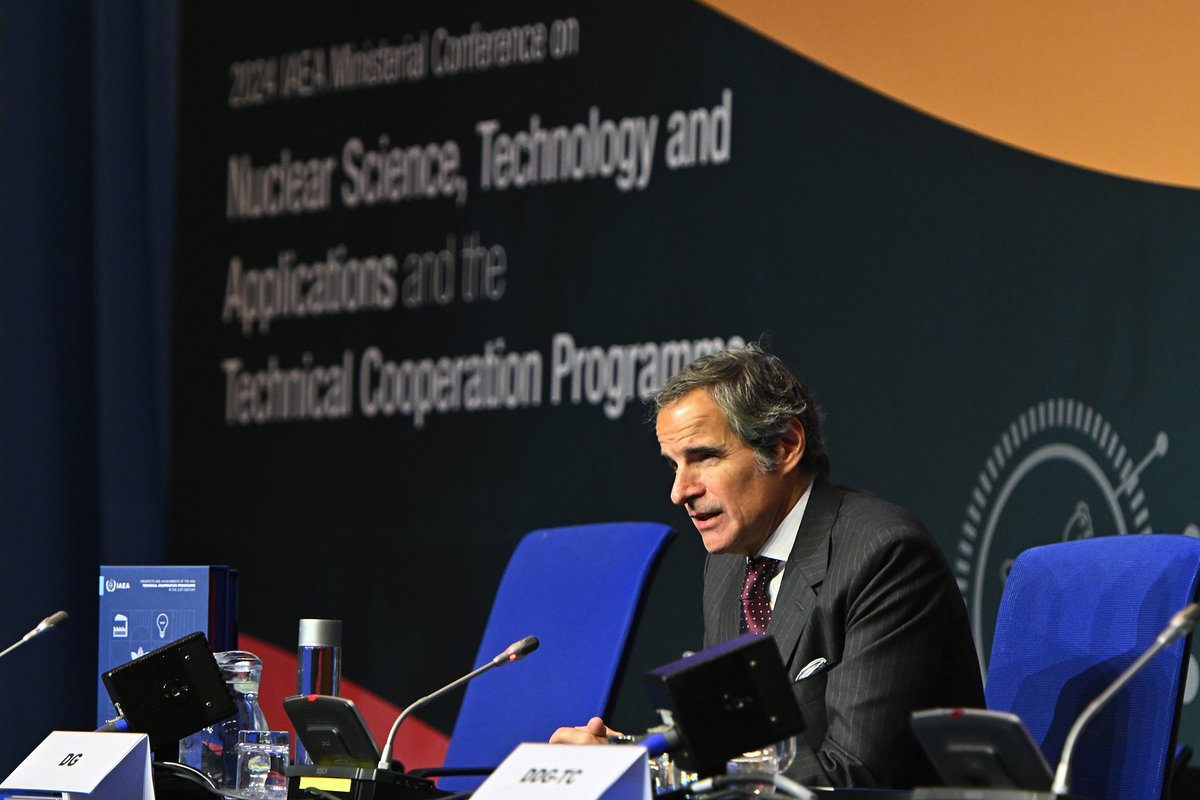 rafaelmgrossi's tweet image. The National Liaison Officers are key in supporting the implementation of the @IAEAorg technical cooperation &amp;amp; aligning it w/ national priorities. Pleased to meet NLOs from across the 🌍 ahead of 2024 #IAEAMinisterial Conference tomorrow &amp;amp; share my priorities for the work ahead.