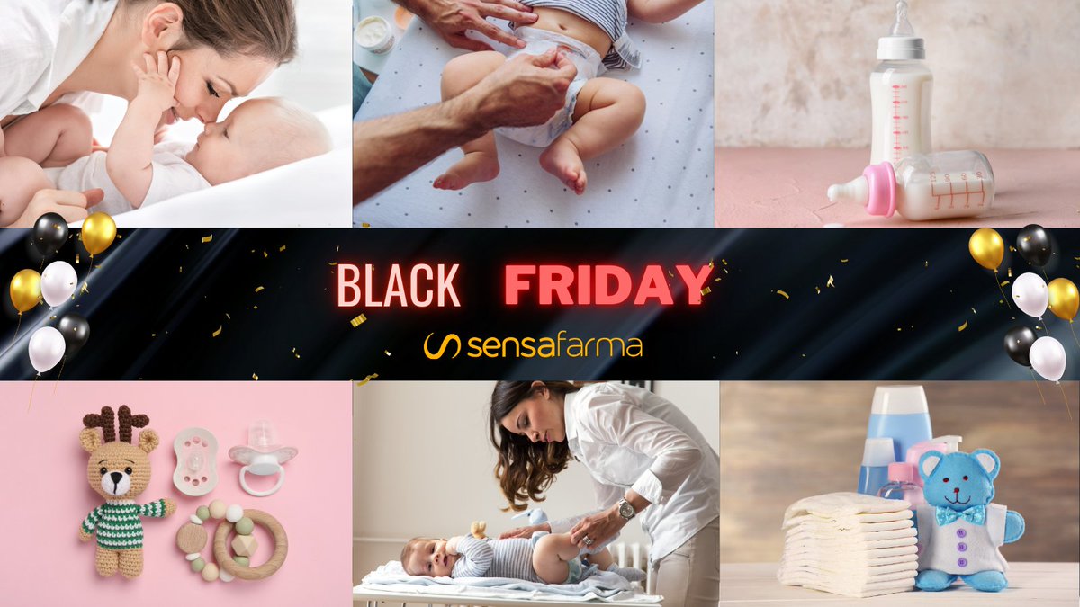 ¡Aviso a mamás y papás! Este año… los #bebés 👶🏻 también tienen #BlackFriday. Venimos cargados de productos infantiles 🍼🧸 a precios exclusivos gracias a nuestros cupones de descuento. ¡No los dejes pasar! sensafarma.es/black-friday/b…

#cercadeti