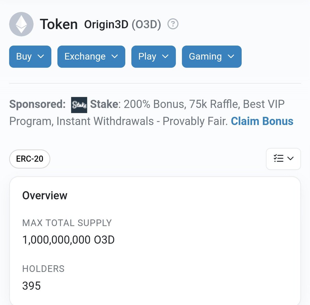 Origin3d_app's tweet photo. On the fifth day of launch $O3D Already has 395 holders and counting. Such a great way to start new week.
So get ready for a much better day ahead.
Stay tuned ! https://t.co/81Lvy2hLZq