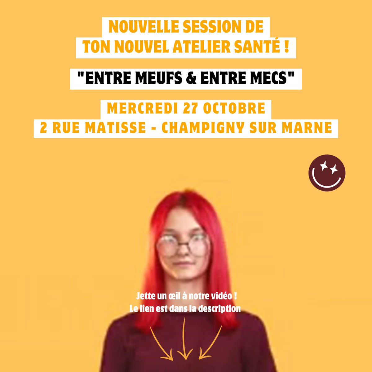 mlbdm94's tweet image. La nouvelle session de notre atelier santé approche à grands pas ! Ne manquez pas cette occasion.

· Quand ? Mercredi 27 novembre
· Où ? 2 rue Matisse, Champigny

Contacter votre conseiller ou conseillère !

#MissionLocale #MissionLocaledesBordsdeMarne #Santé #AtelierSanté