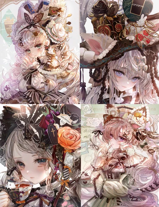 #自己紹介に無言で4作品どうぞ 