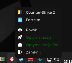 SmoothWizardFPS's tweet photo. ⚠️NOWY UPDATE SMOOTHWIZARD 1.0.3.6⚠️
Masz dość odpalania gier z wielu launcherów? To Odpal grę przez SmoothWizard, a pojawi się na liście. SmoothWizard łączy uruchamianie gier z wielu launcherów w jednym miejscu. #SmoothWizard #FPS #FPSBoost #Gaming #FPSSettings #FPSOptimization https://t.co/OZR0WO8NV6