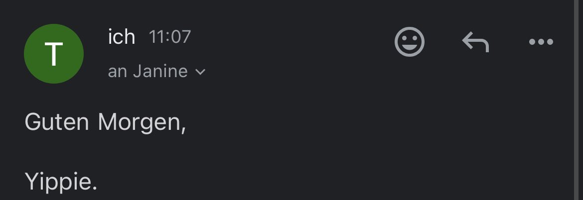 Kommunikation mit meiner Therapeutin