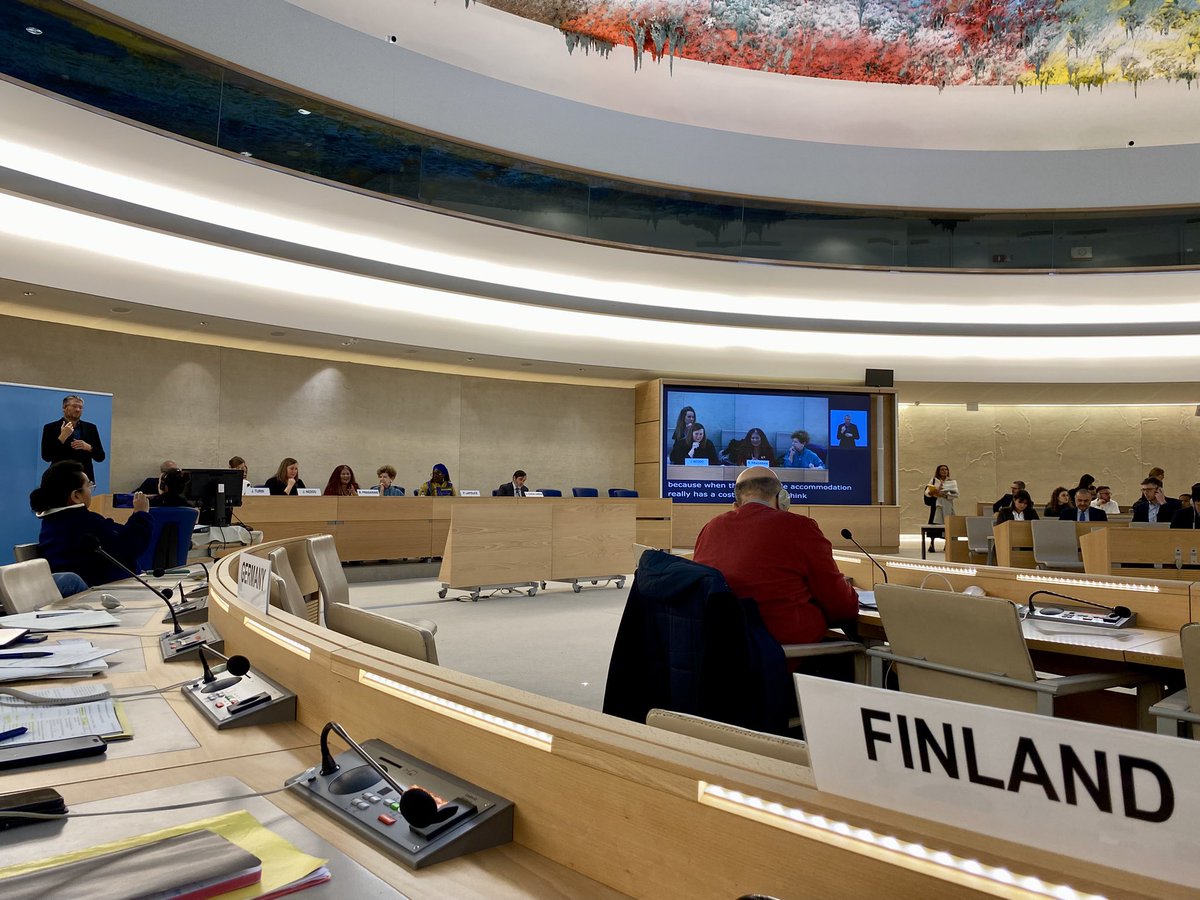Erik Lundberg (@ekilundberg) on Twitter photo Participated in an interesting panel discussion on #ReasonableAccomodation for #PersonsWithDisabilities #UNForumBHR Awareness raising, training, and practical solutions are key in promoting inclusivity at the work place 🇫🇮 <a href="/FinlandGeneva/">Finland in Geneva 🇫🇮</a> Participated in an interesting panel discussion on #ReasonableAccomodation for #PersonsWithDisabilities #UNForumBHR Awareness raising, training, and practical solutions are key in promoting inclusivity at the work place 🇫🇮 <a href="/FinlandGeneva/">Finland in Geneva 🇫🇮</a>