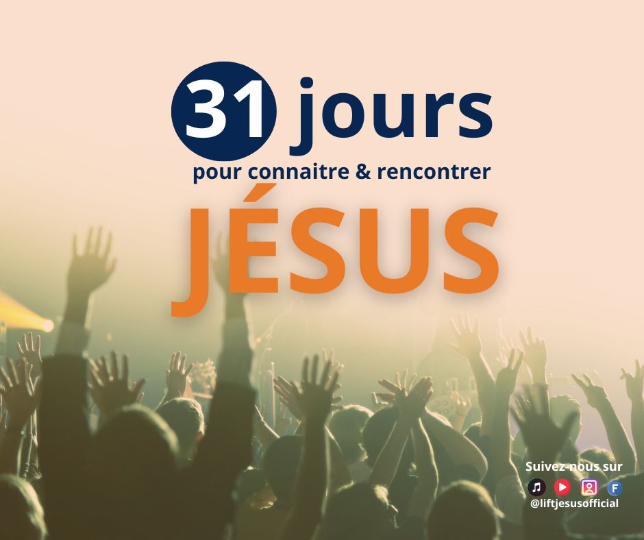 liftjesus_7's tweet photo. Par la grâce de DIEU et avec l'aide du Saint-Esprit, nous lançons : '31 Jours pour connaître et rencontrer Jésus.👉 Tu ne connais pas encore Jésus ? Découvre son amour et sa transformation.👉 Tu le connais déjà ? Approfondis ta foi et ta relation avec Lui.
#LiftJesus #dec2024 https://t.co/g4Qqq5oz7Z
