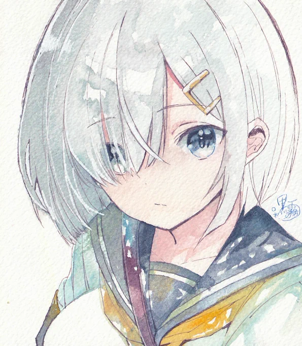 浜風#艦これ版深夜の真剣お絵描き60分一本勝負#艦これ版真剣お絵描き60分一本勝負_20241125 