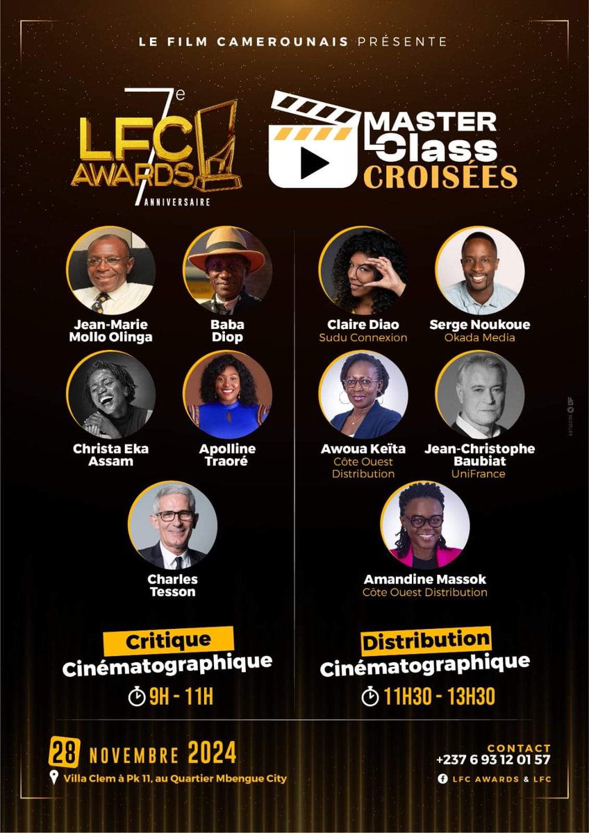 TitiNdema's tweet photo. Je serai à #Douala dans quelques jours pour l'événement de cette fin du mois. Une cérémonie d'awards qui a commencé ce week-end par des ateliers et des partages depuis ce matin et se clôturera le 28 Nov par une soirée grandiose avec la remise des prix.
#Lfc7 🥳
#TheMc 🥳 https://t.co/XB4kft9weR