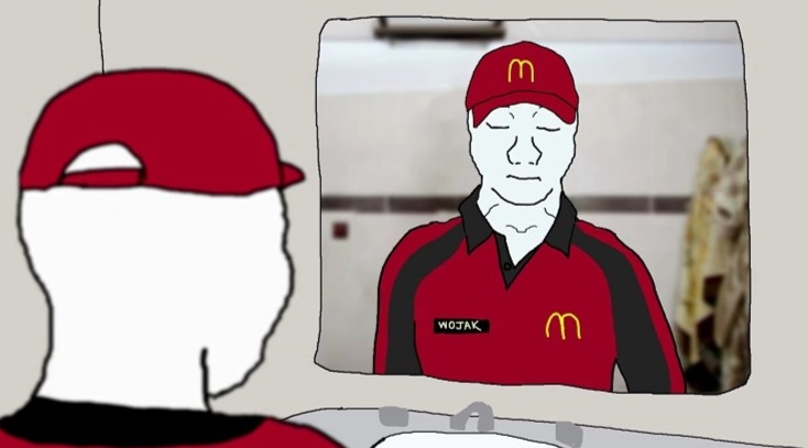 Imagine being in crypto and fading $WOJAK right now.