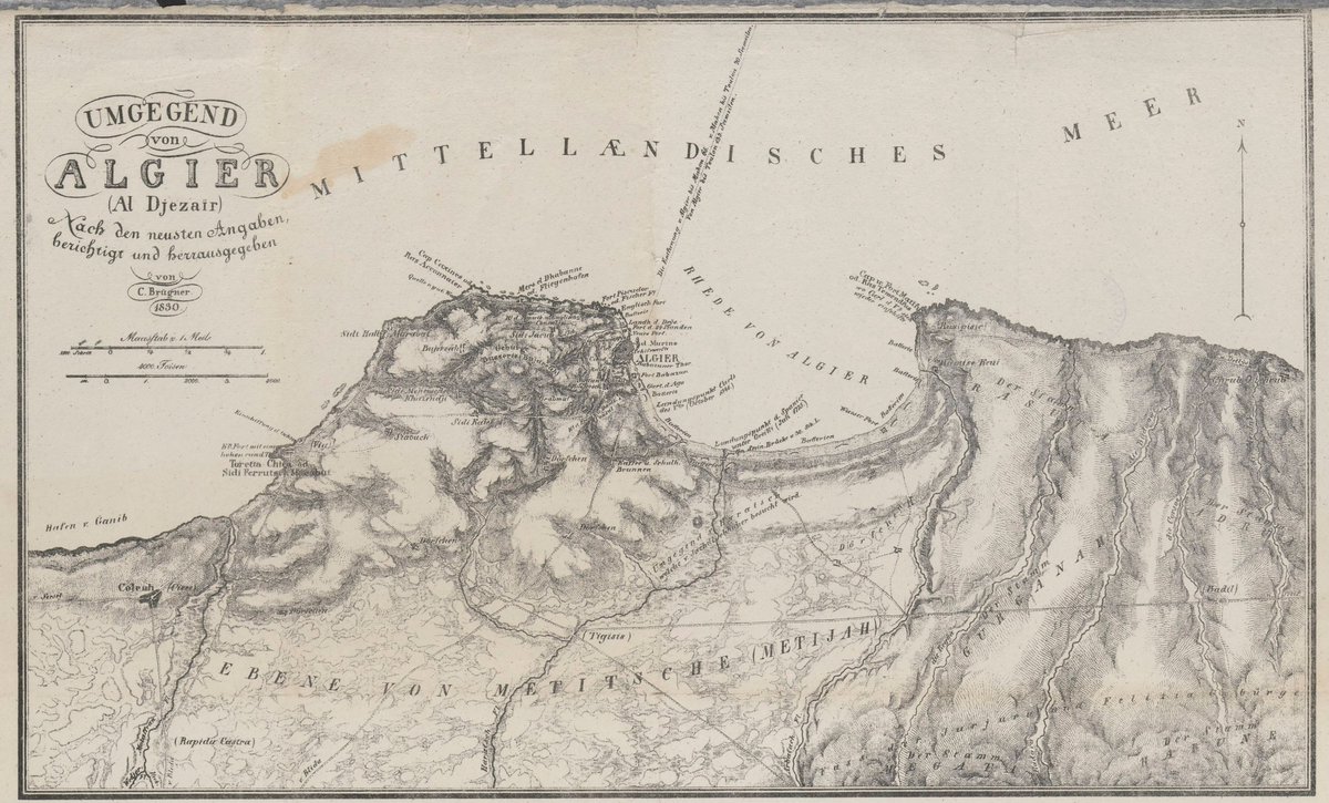 menalib's tweet photo. #OpenAccess maps on #MENAdoc: „Umgegend von Algier (Al Djezaïr)“ (1830)
https://t.co/M2FOinZUYE
#Algier #Map #Karte https://t.co/hdjMK5nsVV