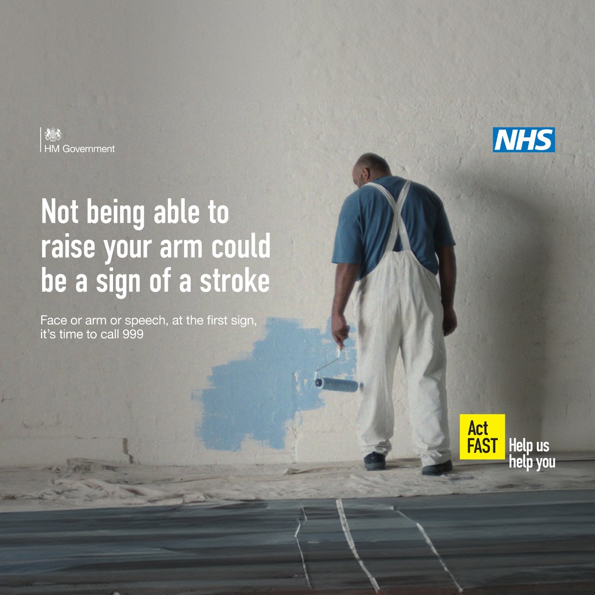 Sometimes the signs of a stroke can be mild but acting fast can save your life.

If you are experiencing slurring when you speak or are struggling to raise your arm or smile, you could be having a stroke.

Call 999 immediately - #HelpUsToHelpYou