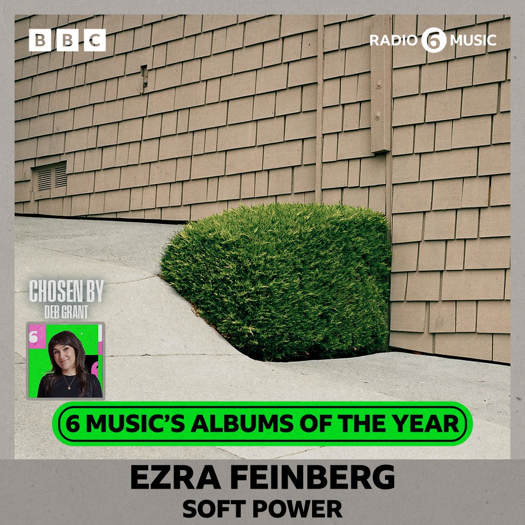 Tonal Union (@tonalunion.bsky.social) (@tonalunion) on Twitter photo <a href="/EzFeinberg/">Ezra Feinberg</a> - Soft Power, has been chosen by the incredible <a href="/djdebgrant/">Deb Grant</a> as her Album of the Year.
Tune in this Friday morning (29th) on <a href="/BBCSounds/">BBC Sounds</a> with <a href="/matteveritt/">Matt Everitt</a>, who will explore the album.
#bbc6music #AlbumOfTheYear <a href="/BBC6Music/">BBC Radio 6 Music</a> <a href="/EzFeinberg/">Ezra Feinberg</a> - Soft Power, has been chosen by the incredible <a href="/djdebgrant/">Deb Grant</a> as her Album of the Year.
Tune in this Friday morning (29th) on <a href="/BBCSounds/">BBC Sounds</a> with <a href="/matteveritt/">Matt Everitt</a>, who will explore the album.
#bbc6music #AlbumOfTheYear <a href="/BBC6Music/">BBC Radio 6 Music</a>