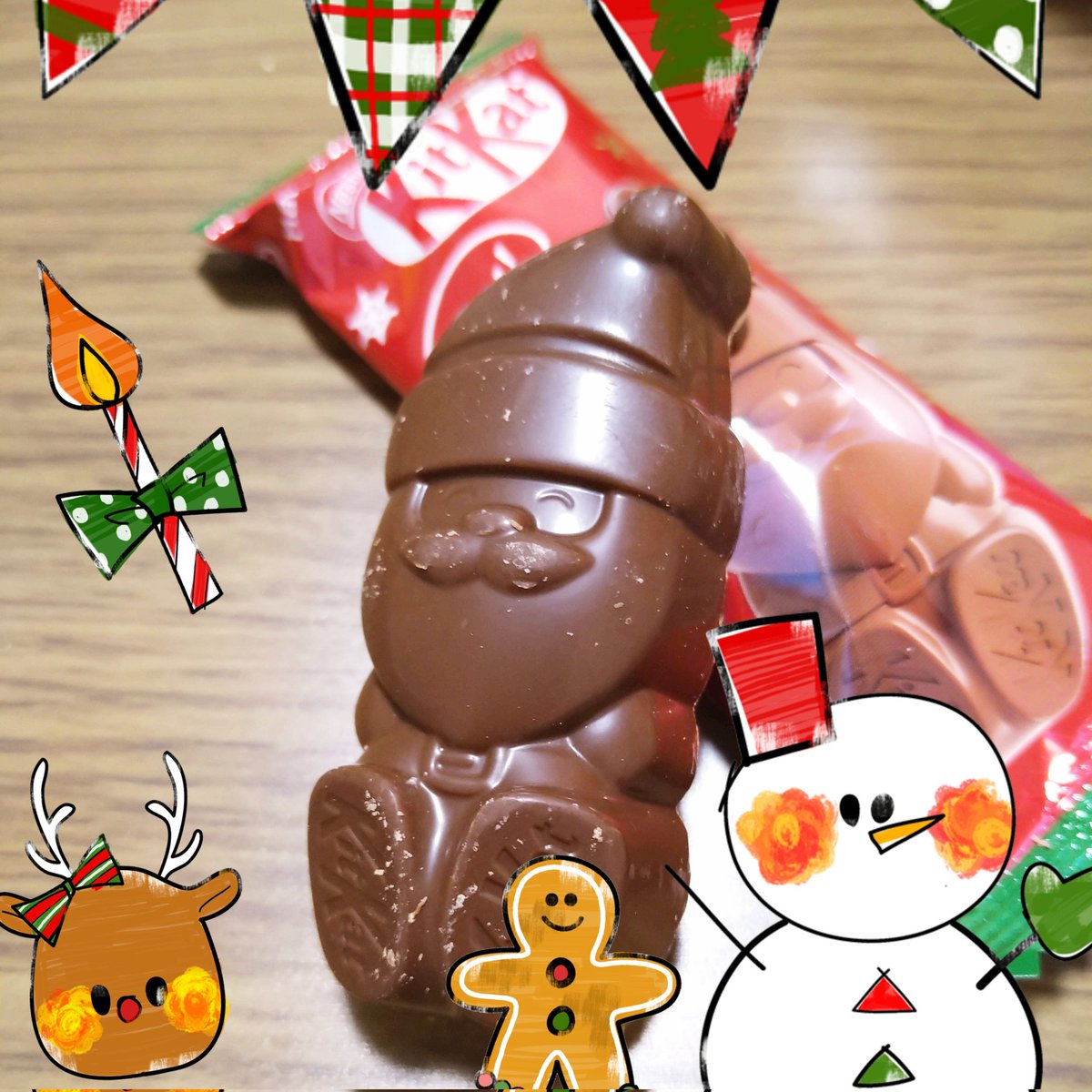 2612KANA's tweet photo. 可愛い🎅🏻🎄.*
 #キットカット   #KitKat https://t.co/HScyW7jq1C