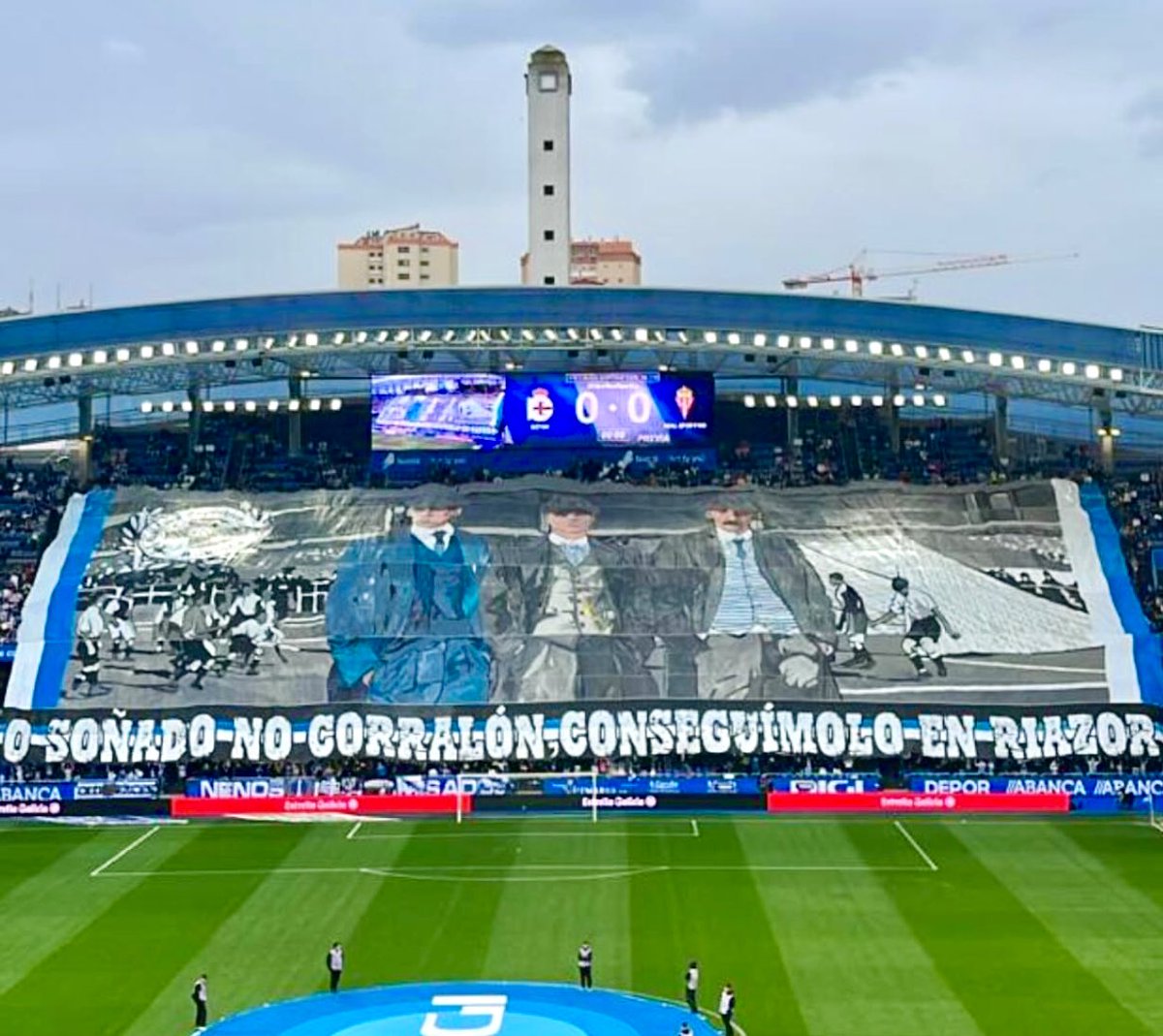 RB1987Oficial's tweet photo. Somos herdeiros dunha historia e asumimos con orgullo que debemos defender este legado.

Do Corralón a Riazor, o fútbol fixo grande esta cidade e nós reivindicamos esa tradición. https://t.co/cpLPKfTgD4
