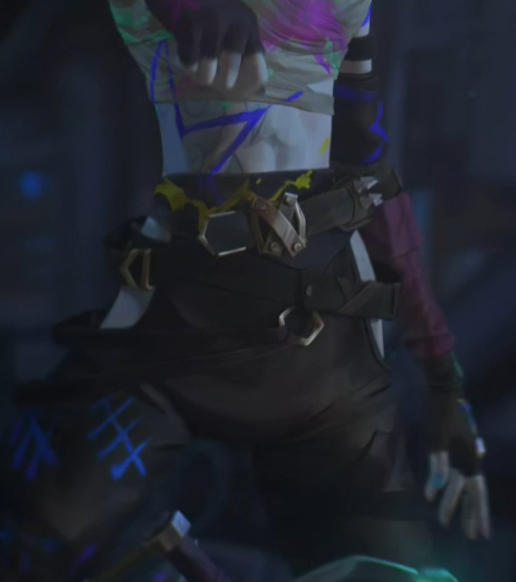 LiveF4stdie's tweet image. I'm lowkey convinced they probably drew on eachother in an intimate setting off-scene #Arcane