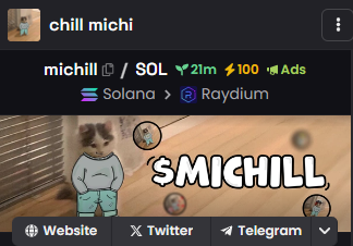 JackMason_SOL's tweet photo. I like when dev is ready to proof his passion about project. Thats why i choose #michill. Team have solid marketing plan and ready to pay for progress.

100x boost is live now🔥🔥🔥

ALN9qCoeex9j4BnwwBE231XkCVMaUYkrqFpcudYfpump https://t.co/OYIZzTJjl8