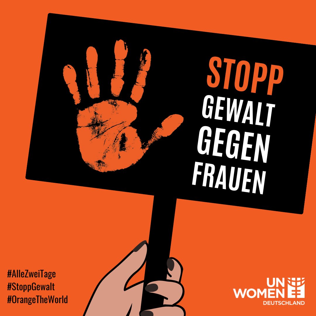 Heute ist der internationale Tag gegen Gewalt an Frauen! Die Kampagne #OrangeTheWorld von UN Women macht seit 1991 darauf aufmerksam – vom 25.11. bis zum 10.12., dem Tag der Menschenrechte. #16Days #StoppGewalt