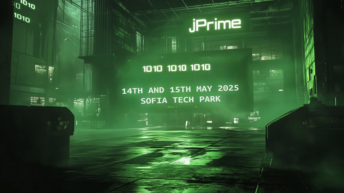 🚨 The CFP for #jPrime 2025 is open! 🕶️☕️

🗓️ Submit your proposal before the 15th of February 2025!

🔗 jprime.io/cfp

📍 See you in Sofia Tech Park 🇧🇬, May 14-15 2025!