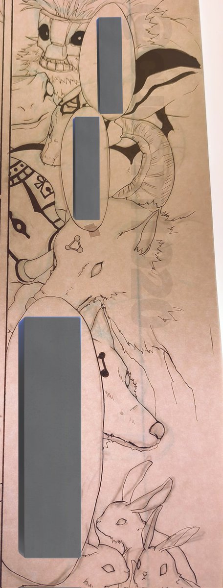帰った〜〜〜〜作業!💪ペン入れがあと19ページ残っています…………エッ
初めて描いた式ネ申たちもいて とても ヤバ どうして…… 