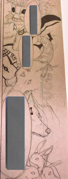 帰った〜〜〜〜作業!💪ペン入れがあと19ページ残っています…………エッ
初めて描いた式ネ申たちもいて とても ヤバ どうして…… 