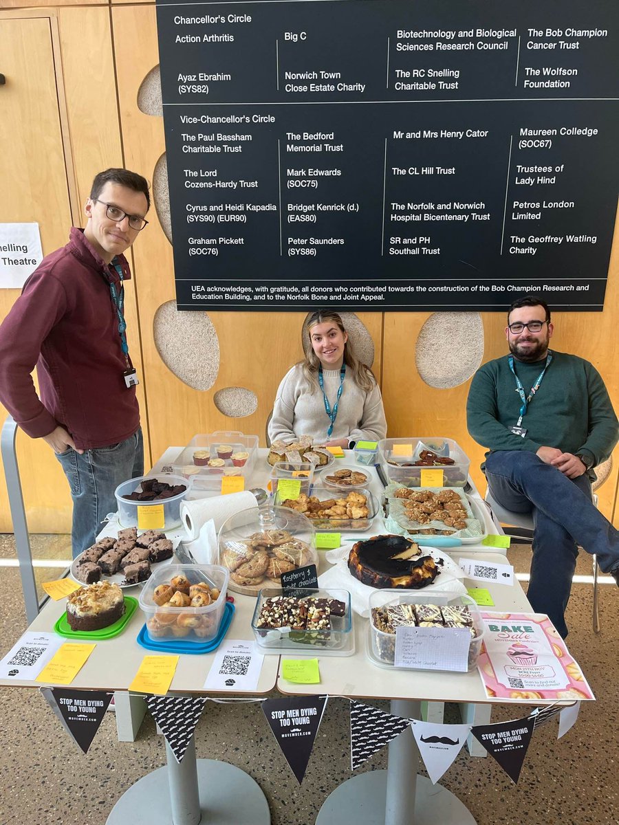 Daniel Brewer (@danbrewer) on Twitter photo Annual Cancer Genetics baking sale today in aid of <a href="/MovemberUK/">Movember UK</a>. My contribution was the exotic flapjacks.
You can donate here:
buff.ly/3Z1bFlP Annual Cancer Genetics baking sale today in aid of <a href="/MovemberUK/">Movember UK</a>. My contribution was the exotic flapjacks.
You can donate here:
buff.ly/3Z1bFlP