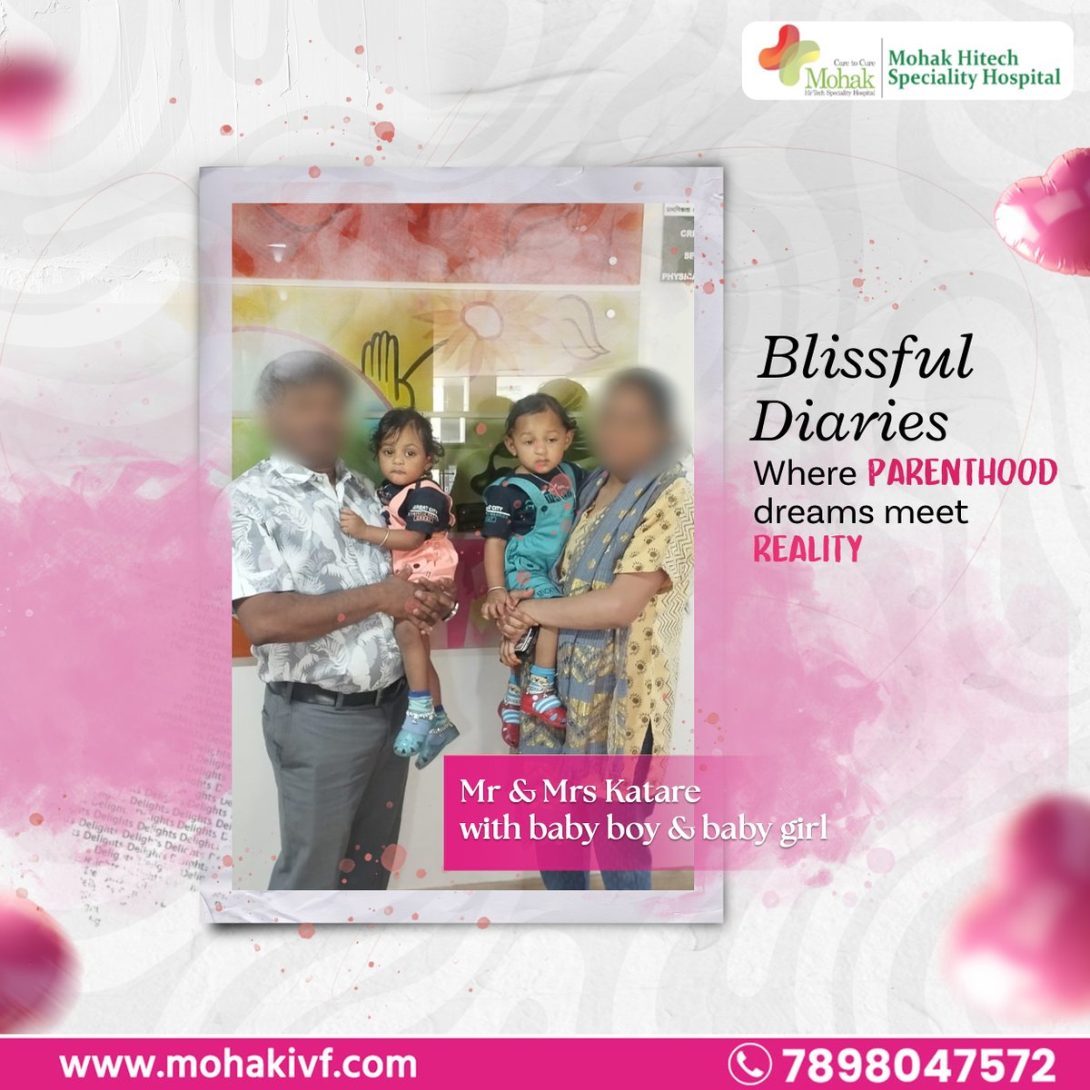 mohakivf's tweet image. Motherhood Begins Here 🌟
Every journey to motherhood is unique, and at Mohak IVF, we are here to turn your dreams into reality. With compassionate care and advanced fertility treatments, we walk hand in hand with you on this beautiful path to parenthood. 
#ivflife #ivftreatment