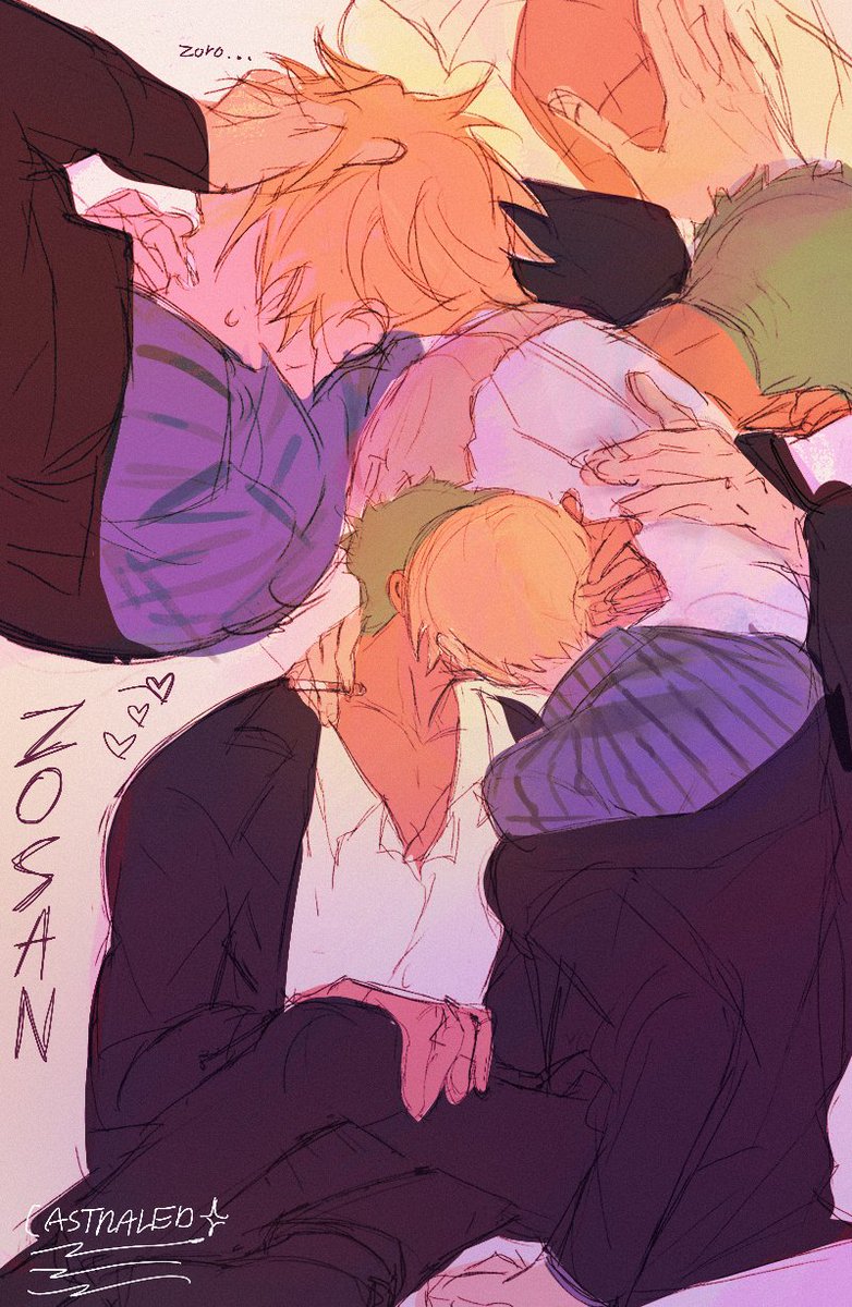 castraled's tweet image. zosan sketch because yaoi is love #zosan