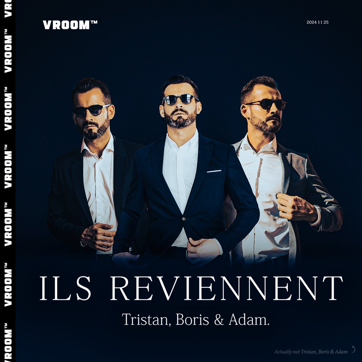 Vroom (@vroom_tm) on Twitter photo Ils reviennent ! Après <a href="/F1Tigerr/">JeremyGlnr</a> , c'est <a href="/Tristan_drbc/">Tristan™</a> & <a href="/Borisz__/">Boris_</a> qui retrouvent la famille, et ils n'arrivent pas seuls ! Ils sont accompagnés de <a href="/adamhzt/">Adam Hazet™</a> pour compléter une line up quali 🤌👌 Ils reviennent ! Après <a href="/F1Tigerr/">JeremyGlnr</a> , c'est <a href="/Tristan_drbc/">Tristan™</a> & <a href="/Borisz__/">Boris_</a> qui retrouvent la famille, et ils n'arrivent pas seuls ! Ils sont accompagnés de <a href="/adamhzt/">Adam Hazet™</a> pour compléter une line up quali 🤌👌