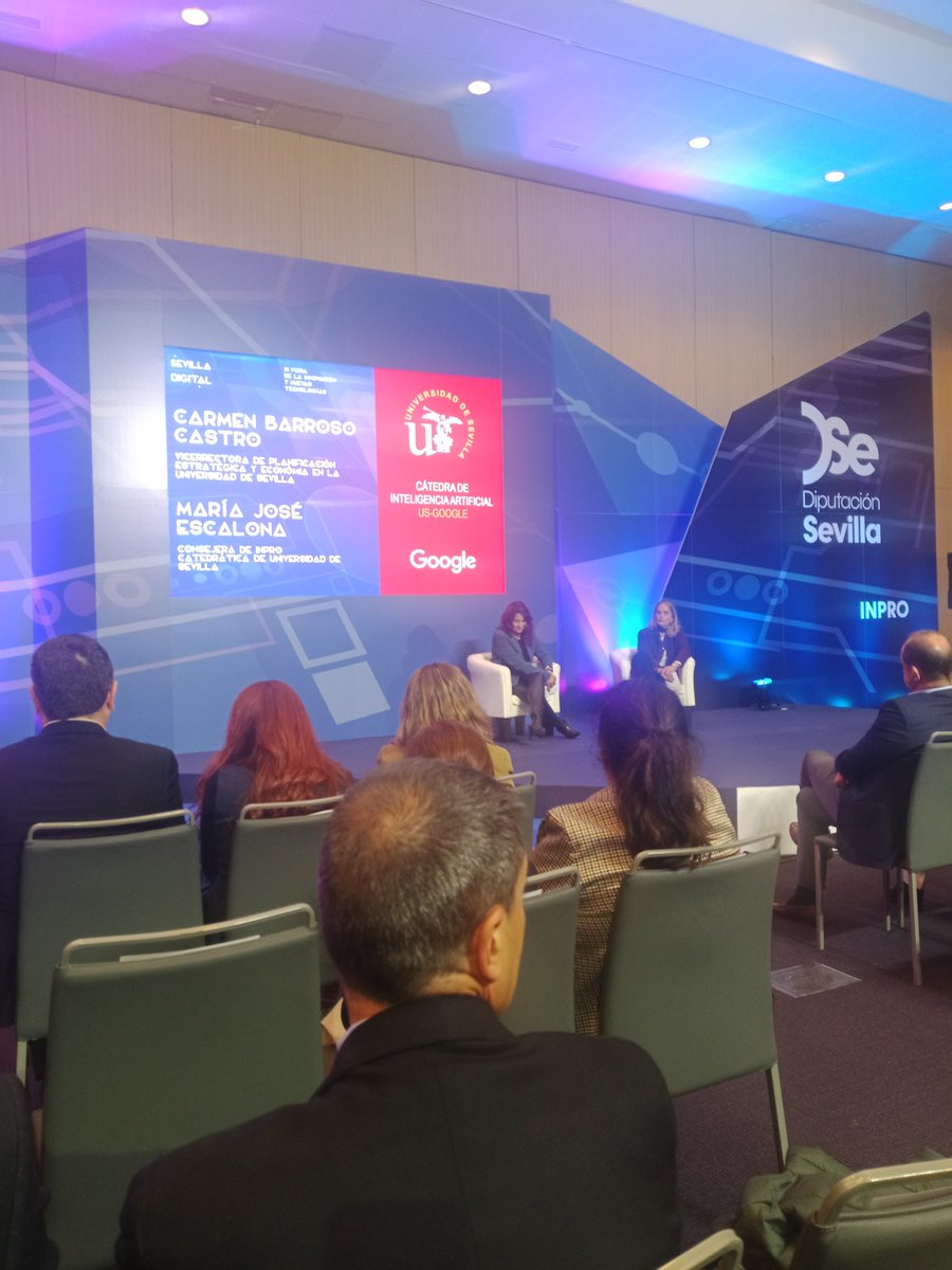 "La mujer se tiene que incorporar si o si en la formación de la IA. Desde los institutos incluso desde los colegios, hay que animar a ello"

#XIFeriaDeLaInnovaciónYNuevasTecnologías <a href="/DIPUSEVI/">Diputación de Sevilla</a>