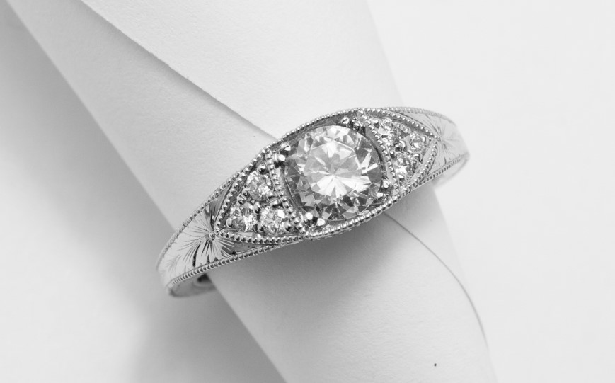 royaldiadem's tweet photo. Here’s a personalized ring created just for you. Should you be interested in hand engraving, we offer that service! It truly enhances the ring’s beauty.
#rings #gold #finejewelry #diamonds #silver #gemstones #bling #engagementring https://t.co/Zked0fPvOl