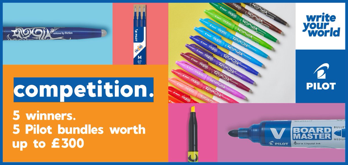 🎉 GIVEAWAY ALERT! 🎉

We’re giving 5 lucky winners the chance to win a PILOT bundle worth up to £300 each! ✨ 

How to enter:
👍 Like this post
✨ Drop a ❤️ emoji in the comments

Competition ends 2.12. T&amp;C's apply. UK entries only.

#PILOTPens #schoolstationery #competition