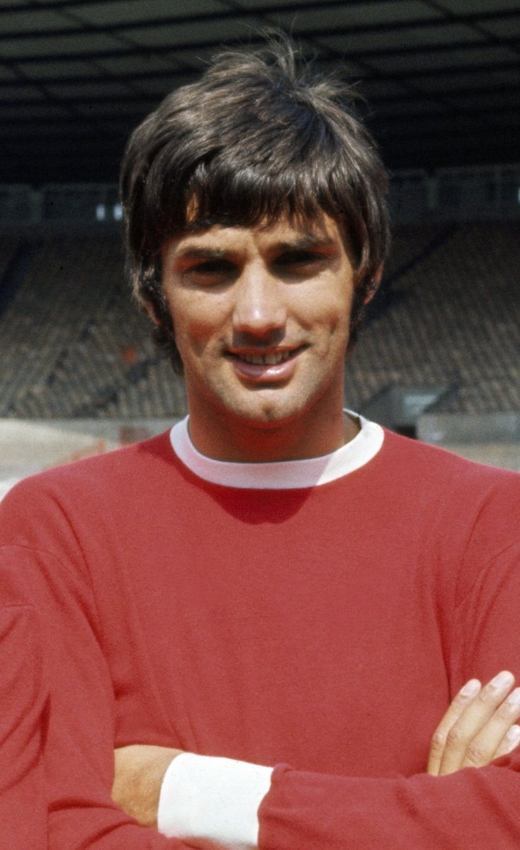 ManUtd's tweet photo. Two European Cup winners. Two United legends. Two giants of the game.
Today we remember George Best and Bill Foulkes, who we sadly lost on this day in 2005 and 2013 respectively ๐ https://t.co/9mLNHR5jlv