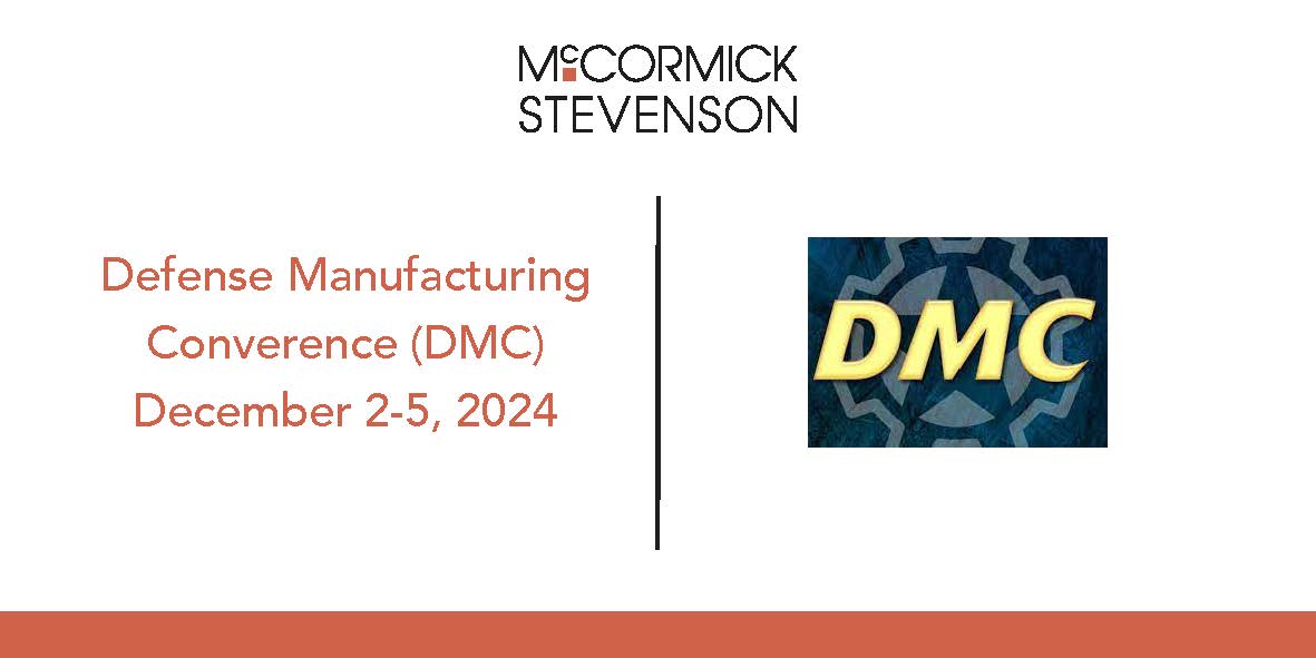 Excited to be attending #DMC2024, Dec 2-5! #mccst  is ready to showcase cutting-edge solutions that are shaping the future of #munitions &amp; manufacturing. Look for us to see how our latest #EngineeringExcellence dmcmeeting.com #InnovationInAction mccst.com