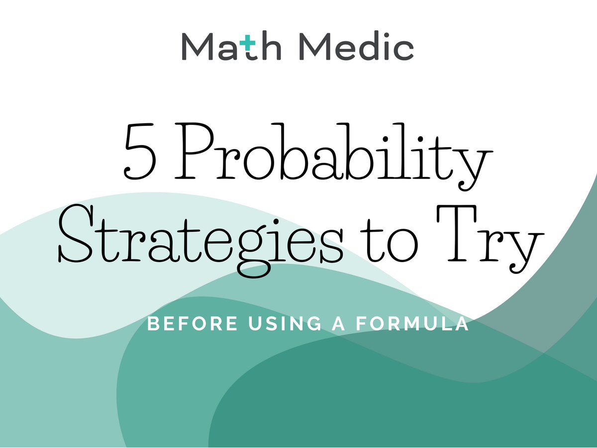 MathMedic's tweet image. Students are far too quick to reach for formulas! We understand why, as this approach may have worked before. But probability is different. To read more about strategies, visit our blog (link in bio) and search, &quot;probability.&quot; #MathMedic #APStatistics #iteachmath #MTBoS