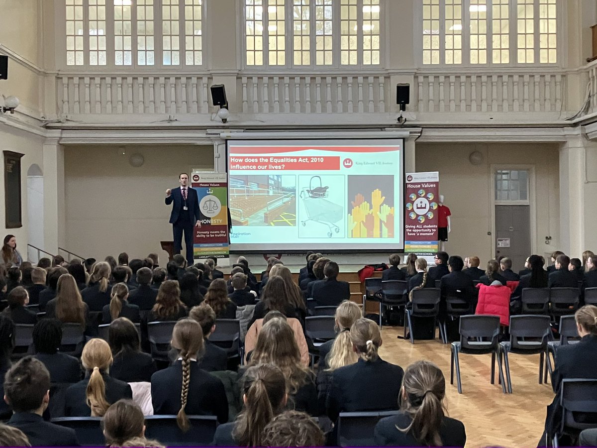 kesacademy's tweet photo. All week Assembly theme is Equality 👨 👩 
The importance of it in the Academy and outside.🙌
Pupils will be explained the Equality Act and how it has shaped society 👍
#ourviews https://t.co/mIuJUlok9p