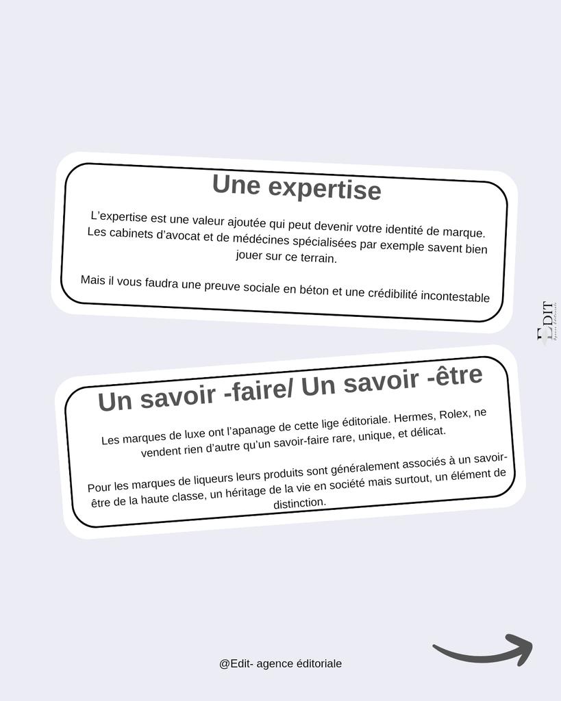 Editagence's tweet photo. La #stratégie éditoriale est la base pour toute marque (personne ou entreprise) qui souhaitent se distinguer dans son domaine et impacter. 

En plus de ces #positionnements, en connaissez- vous d'autres? 

#edit 
#agenceconseils 
#communication 
#positionnement
#branding https://t.co/U9DYNTx55J