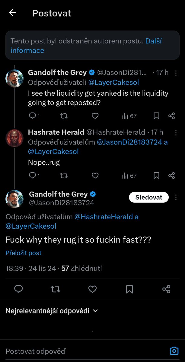 HashrateHerald's tweet photo. @LayerCakesol Another rug as yday. Stay away! https://t.co/SnzCj0oLg9