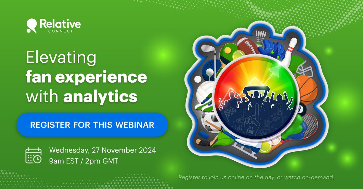 Relative Insight (@relativeinsight) on Twitter photo Join us for our upcoming webinar, where Zac Dhanoo will sit down with Greg Emmons from <a href="/thesundevils/">Arizona State Sun Devils</a> to explore the secrets behind creating fan experiences that inspire loyalty.
Secure your spot now (or catch the replay!):
🔗 eu1.hubs.ly/H0dPB5z0 Join us for our upcoming webinar, where Zac Dhanoo will sit down with Greg Emmons from <a href="/thesundevils/">Arizona State Sun Devils</a> to explore the secrets behind creating fan experiences that inspire loyalty.
Secure your spot now (or catch the replay!):
🔗 eu1.hubs.ly/H0dPB5z0