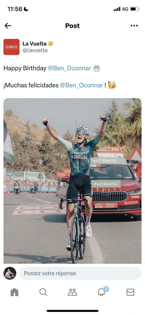 Happy Birthday to me ! 

Thanks a lot <a href="/lavuelta/">La Vuelta</a> ❤️