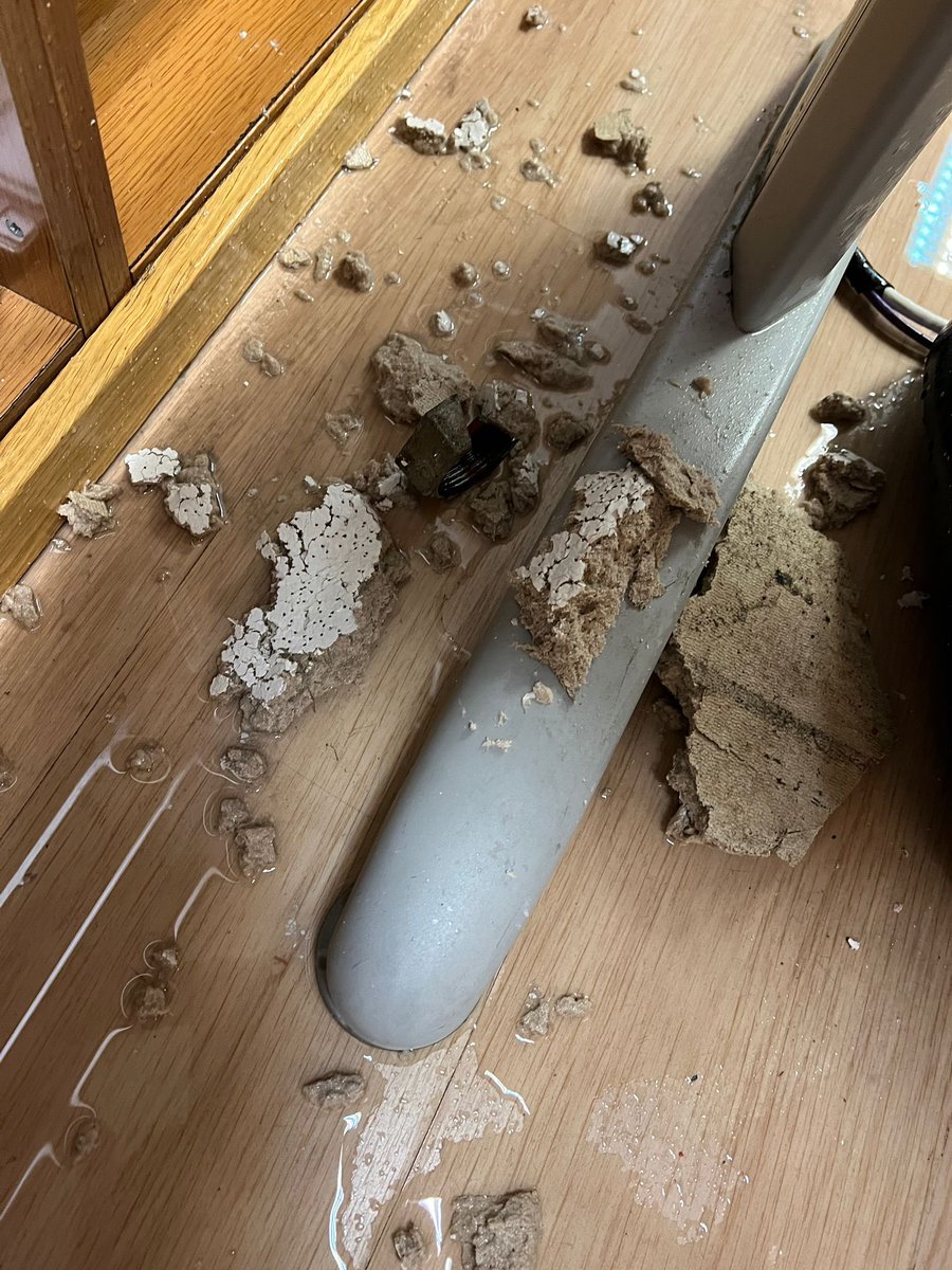 Qué tiene que suceder para que la Comunidad de Madrid actúe? Tienen que producirse daños personales para que pongan medios? Piensa la CAM que puede tener a sus trabajadores en estas condiciones laborales?