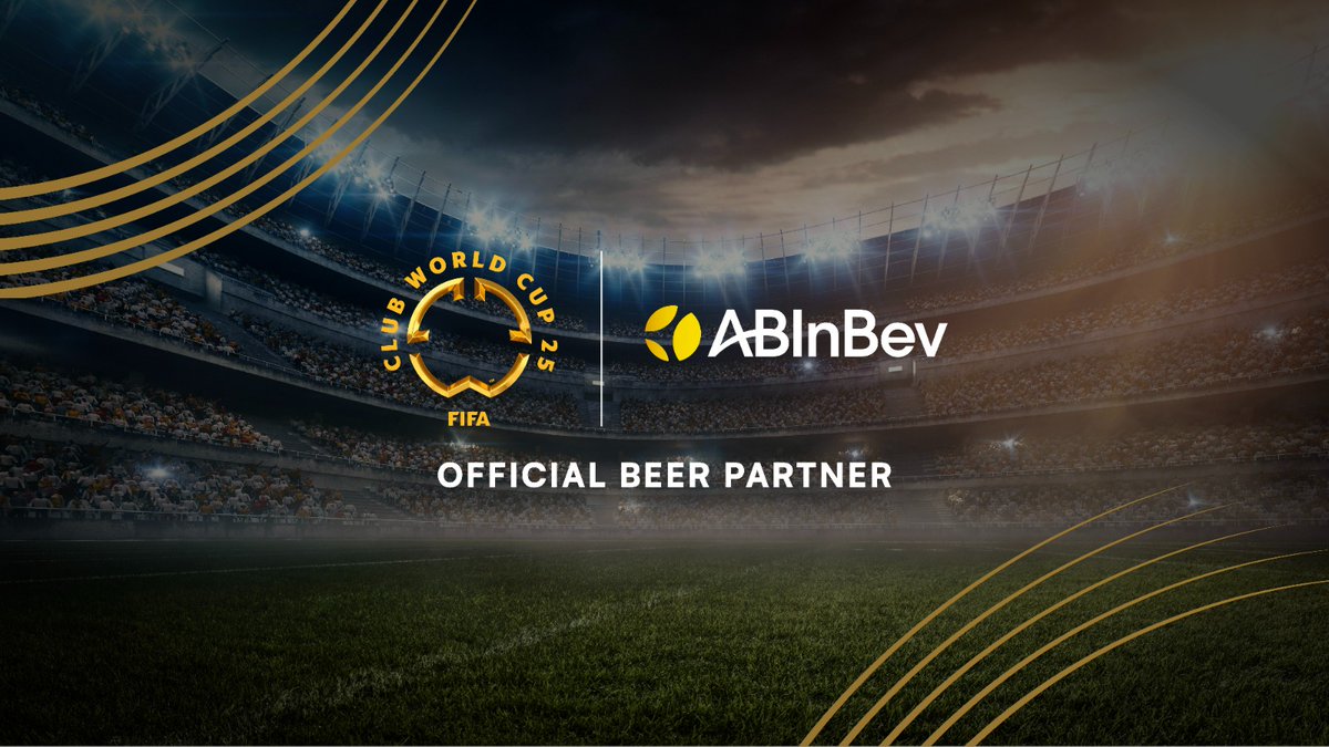 fifamedia's tweet photo. AB InBev expands its longstanding relationship with FIFA by partnering with the FIFA Club World Cup 2025™.

The agreement includes Player of the Match Award, high profile exposure assets, event integration, unique client and customer experiences, and more.

🔗https://t.co/rljURZ7FUZ

#TakeItToTheWorld | #FIFACWC | #FootballUnitesTheWorld