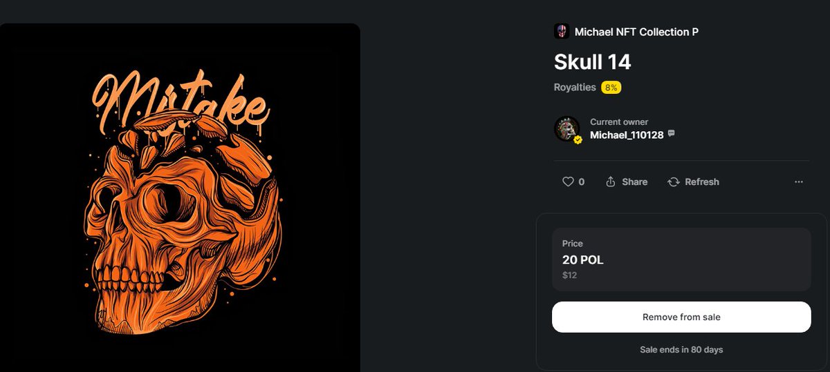 Skull 14

#nft #nftcreator #artwork #artgallery #trade #trader #rarible #opensea #artist #artcollector #artworld #nftmarketplace #nftartist #nftcommunity #nftcollector #nftart #art #photography #design #Designer