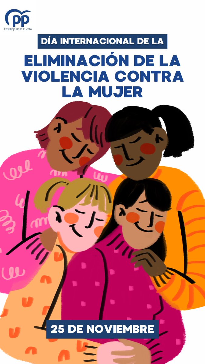 ppcastilleja's tweet photo. 25N | Día Internacional contra la Violencia de Género

Desde el Partido Popular de Castilleja de la Cuesta, rechazamos cualquier forma de violencia hacia las mujeres y reafirmamos nuestro compromiso con su protección y seguridad.

💙Si necesitas ayuda, llama al 016

#NiUnaMenos https://t.co/xC38LxXUcp