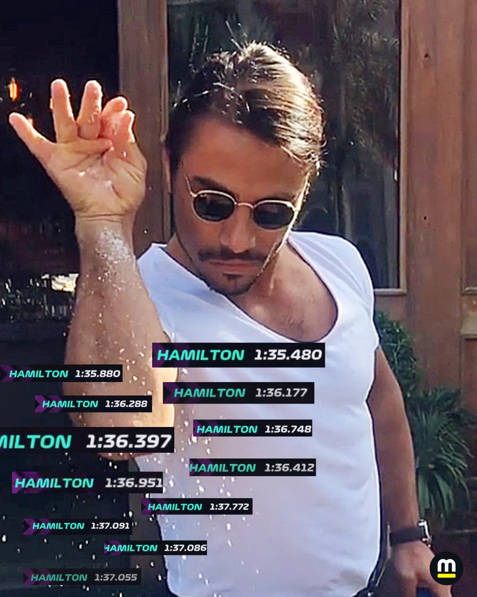 Motorsport's tweet photo. Lewis Hamilton made it rain fastest laps in Vegas 😅

#lasvegasgp https://t.co/AxpfG24Qyo