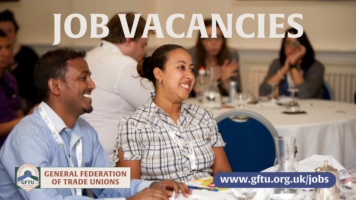 General Federation of Trade Unions (@gftu1) on Twitter photo BREAKING 🚨| We have two new vacancies at #GFTU, supporting our exciting <a href="/GFTUET/">GFTU Educational Trust</a> education programme.
📌Education Officer (Course development)
📌Education Officer (Tutor)
For all information and how to apply go to: gftu.org.uk/jobs
#GFTU #GFTU125 #TUEducation BREAKING 🚨| We have two new vacancies at #GFTU, supporting our exciting <a href="/GFTUET/">GFTU Educational Trust</a> education programme.
📌Education Officer (Course development)
📌Education Officer (Tutor)
For all information and how to apply go to: gftu.org.uk/jobs
#GFTU #GFTU125 #TUEducation