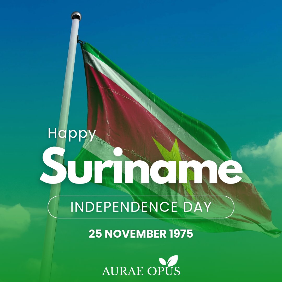 AuraeOpus's tweet photo. As #Suriname celebrates #49years of independence, we honor our resilient people and our commitment to preserving our 93% forest. Let's embrace sustainable development and protect our natures. Together, we can build a thriving, eco-conscious Suriname -  https://t.co/IspojI4XHq https://t.co/V6syjGoTIL