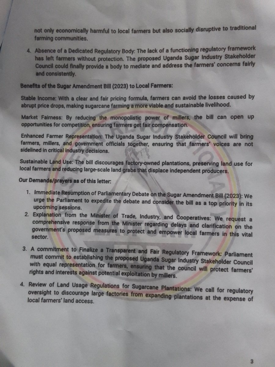 ERP_Uganda's tweet photo. ERP urges swift action on Sugar Amendment Bill (2023)! We call on #Parliament @pwatchug to prioritize farmers' rights with fair pricing & tackle monopolies in the sugar industry. @JoelSsenyonyi @AnitahAmong @nbstv @RedPepperUG @RebeccaKadagaUG #SugarBill2023
#EasternFirst" https://t.co/Q5TT2TytjW