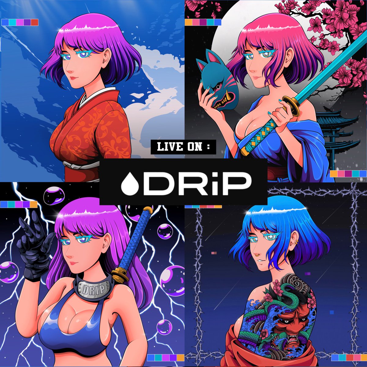 GM Legend!!

⛩️ Drop first: Azusa Roe

“JAPANESE THEME”

⛩️ Make sure to lock in your favorite rarities!!  All rare items have been created ❤️‍🔥❤️‍🔥

⛩️ Available on : 
drip.haus/azusaroe

Snapshot⏳⏳
7D 4Hours
llllllllllllllllllllllllllllllllllllllllllllllllllllllllll