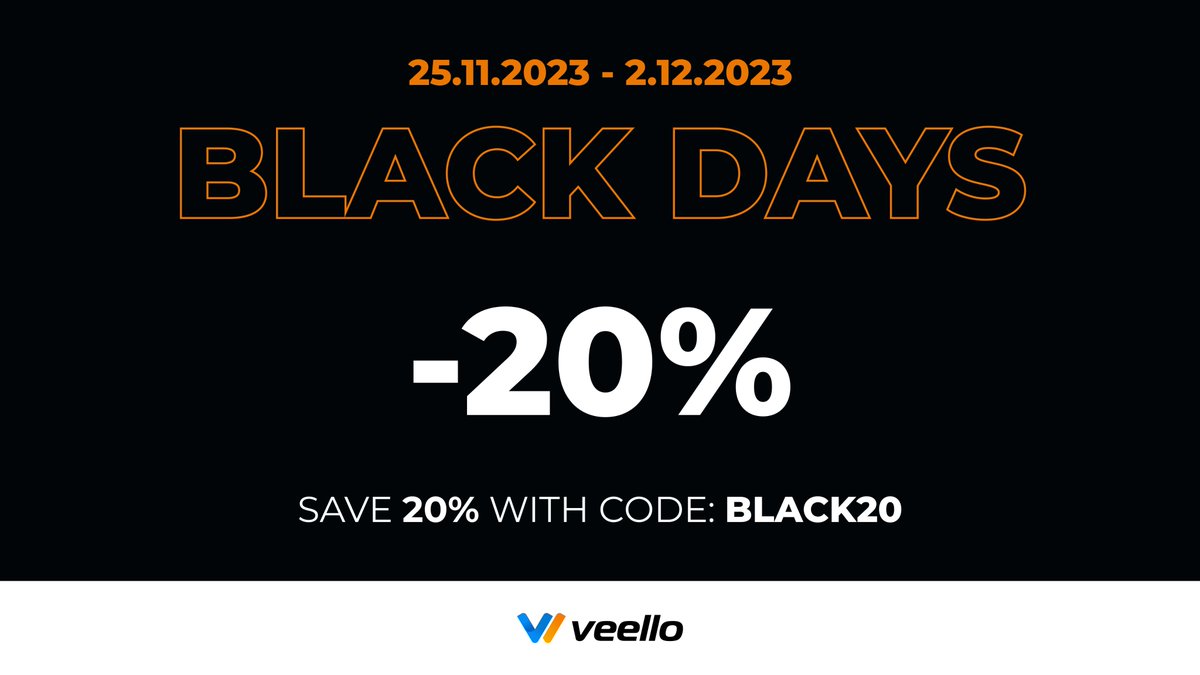 veello_software's tweet image. 🖤 Black Days are here! Until 2 December 2024, use code BLACK20 to get 20% off all #Veello products.

Enhance your website with Veello Theme and #Contao extensions! Buy now and use anytime. #contaocms #contaothemes