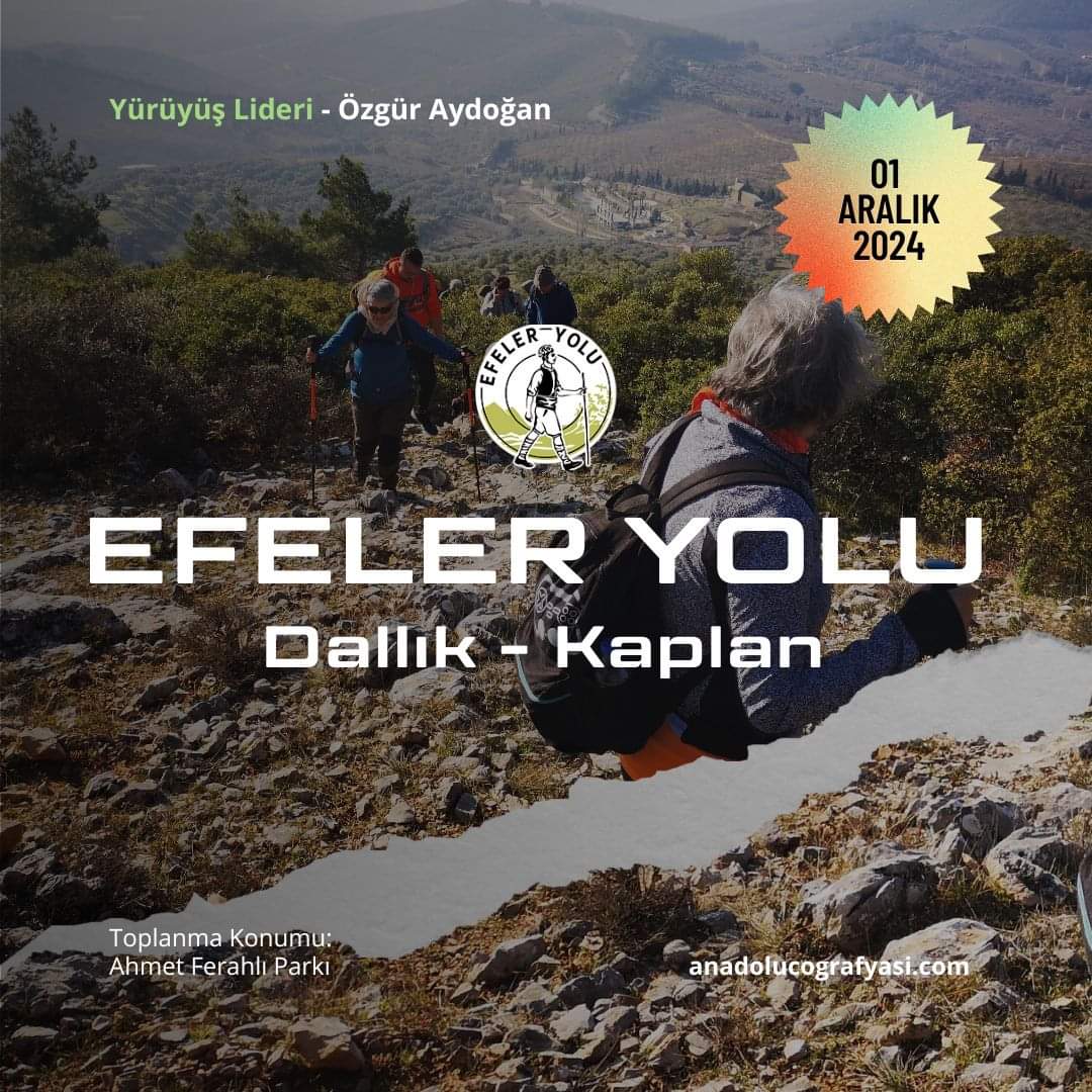 Kestane ormanları ve sandal ağaçları eşliğinde muazzam bir rotada güzel bir yürüyüş olmasını umuyorum.

Sonraki faaliyetlerden haberdar olmak için linki tıklayarak WhatsApp grubuna katılabilirsiniz: chat.whatsapp.com/EU66JdRViPfLQZ…