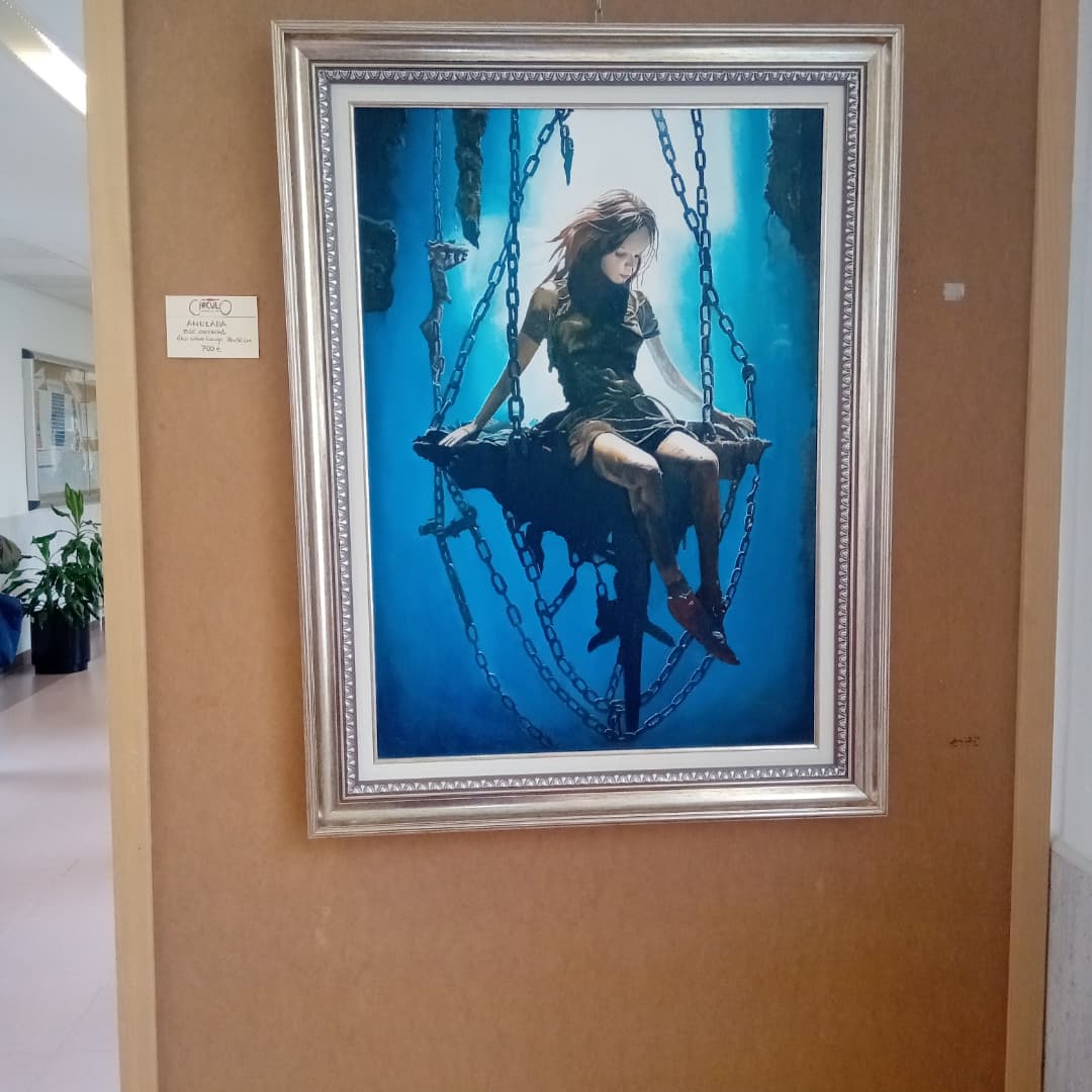 upmigualdad's tweet photo. Recorrido por la Exposición de Pintura “Igualdad y Violencia de Género” por Alfredo Rodríguez, Presidente Círculo Pintores Solidarios
@ETSISIupm  @La_UPM  @Delegacion_UPM https://t.co/Nu8pSJ4W5q